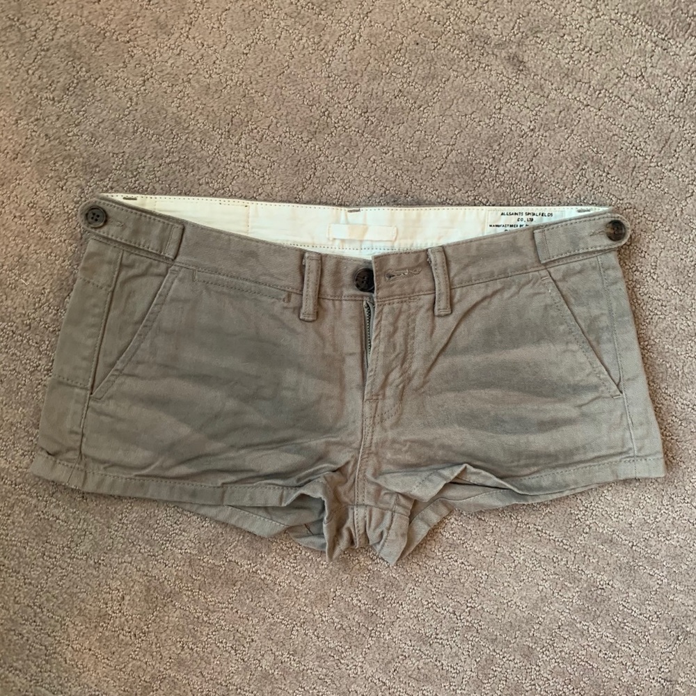 AllSaints Tan Shorts